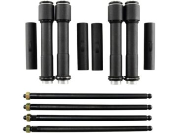 99-17 Dyna, 00-17 Softail, 99-16 Touring, 09-16 TrikeTwin Cam 88-113 Black Adjustable Pushrod Kit