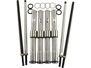 85-94 FX Model, 91-98 Dyna, 84-99 Softail, 85-98 TouringFor Big Twin Evolution Adjustable Pushrod Kit