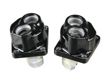 85-94 FX Model, 91-98 Dyna, 84-99 Softail, 86-98 TouringEvolution Tappet Blocks for Evolution Big Twin Engines Black
