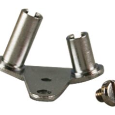 81-84 FX Shovel, 81-84 FL Shovel, 85-89 FX Model, 84-89 Softail, 86-89 TouringThrottle Cable Guide for Stock Cable Short, for Models with Butterfly-Carburetor Cables