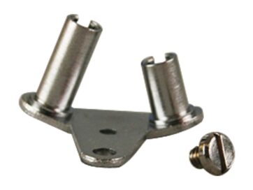 81-84 FX Shovel, 81-84 FL Shovel, 85-89 FX Model, 84-89 Softail, 86-89 TouringThrottle Cable Guide for Stock Cable Short, for Models with Butterfly-Carburetor Cables
