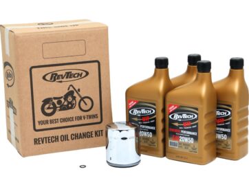 86-20 Sportster, 87-94 FX Model, 84-99 Softail, 85-98 TouringSynthetic Performance MTP 4 Qt SAE20W50 Engine Oil Change Kit Chrome Oil Filter