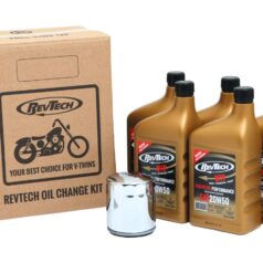 02-17 V-RodSynthetic Performance MTP 5 Qt SAE20W50 Engine Oil Change Kit Chrome Oil Filter