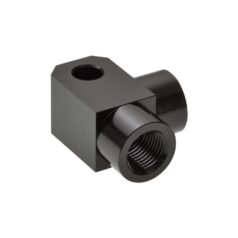 M10x1 Distributor 2-fold, 90° Elbow Black
