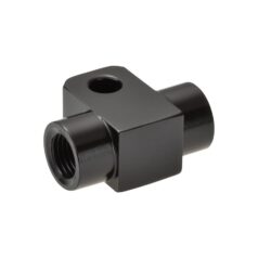 M10x1 Distributor 2-fold, 180° Elbow Black