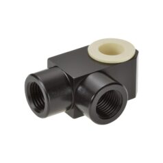 2-fold 90° Brake Line Distributor Black