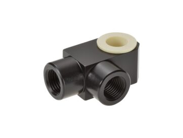 2-fold 90° Brake Line Distributor Black