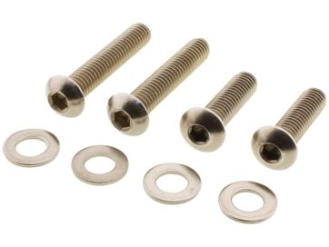 04-20 SportsterFender Strut Screw Kits Supplied are 4 screws and 4 washers Stainless Steel