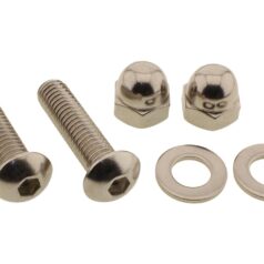 Standard Male Mount Foot Peg Screw Kit Stainless Steel