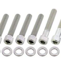 91-98 Dyna, 89-99 Softail, 89-99 TouringCam Cover Screw Kit Stainless Steel