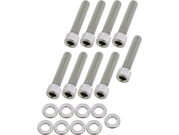 18-24 Softail, 17-24 Touring, 17-24 TrikeCam Cover Screw Kit Stainless Steel