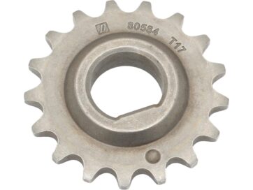 06-17 Dyna, 07-24 Softail, 07-24 Touring, 09-24 TrikeCam Drive Sprocket On Crankshaft (Pinion Sprocket) 17 teeth