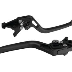 15-16 Indian ScoutBow, Long Lever Black Adjuster Black Satin Clutch Side