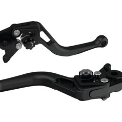15-16 Indian ScoutBow, Short Lever Black Adjuster Black Satin Clutch Side