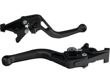 15-16 Indian ScoutBow, Short Lever Black Adjuster Black Satin Clutch Side