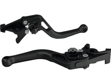15-16 Indian ScoutBow, Short Lever Black Adjuster Black Satin Brake Side