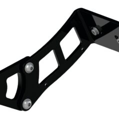 00-07 SoftailMedium Pro Side Mount License Plate Bracket Black