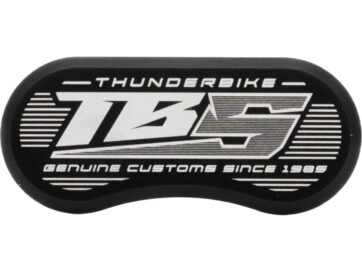 18-24 SoftailBrake Caliper Inserts TB-S Logo Black Anodized