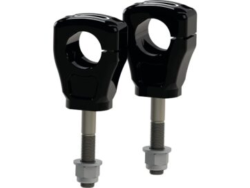 18-19, 23-24 FXBR, 18-20 FXBRS 114, 18 FXBRS 114 ANX, 18-20 FXFB, 18, 20 FXFBS 114, 18-24 FLSB, 19 FXFB 114, 21-22 FXBRS, 21-24 FXFBS2" Straight Riser Non-Drilled, 1 1/4" Clamp Diameter Black