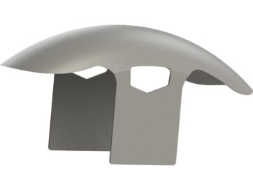 Universal Front Steel Fender 130 Tire Width Raw