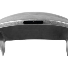 06-17 DynaRear Steel Fender for Twin Cam Dyna 200/18" Tire, With Taillight and Atto Integral Turn Signals Raw