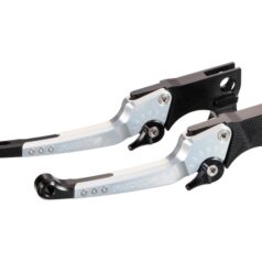 23-24 FLHXSE, 23-24 FLTRXSE, 24 FLHX, 24 FLTRX, 24 FLTRXSTSEGood Guys Adjustable Brake and Clutch Lever Kit Black Silver Anodized Cable Clutch