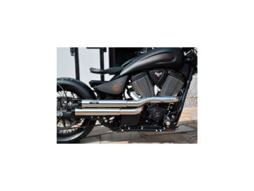 09, 11-12, 16 Vegas, 09-16 Vegas 8 Ball, 12-16 High Ball, 15-16 GunnerVegas Drager Exhaust Chrome