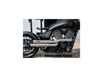09, 11-12, 16 Vegas, 09-16 Vegas 8 Ball, 12-16 High Ball, 15-16 GunnerVegas Drager Exhaust Black