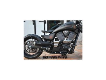09, 11-12, 16 Vegas, 09-16 Vegas 8 Ball, 12-16 High Ball, 13-16 Judge, 15-16 GunnerVegas Bomb Exhaust Chrome