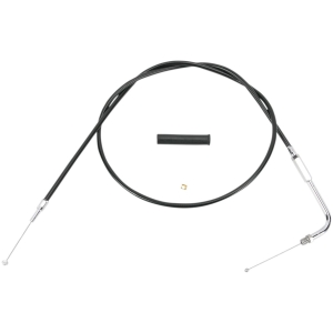THROTTLE CABLE BLACK VINYL 42"