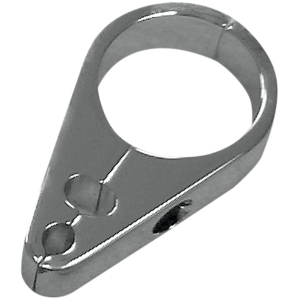 DUAL CABLE CLAMP THROTTLE/IDLE 1.5" CHROME
