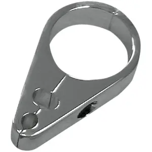 DUAL CABLE CLAMP THROTTLE/IDLE 1.5" CHROME