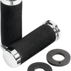 GRIPS CHROME FOAM 7/8" 140 MM