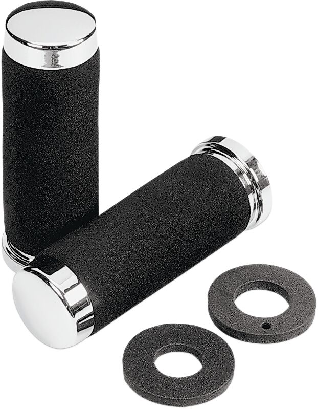 GRIPS CHROME FOAM 1" 130 MM