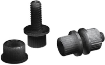 LICENSE PLATE FASTENER NYLON BLACK
