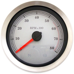 TACHOMETER SLVR 04-