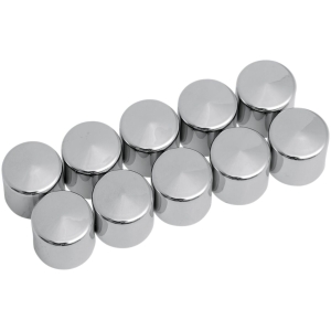 CHROME HEX BOLT/NUT COVER DEEP 9/16"