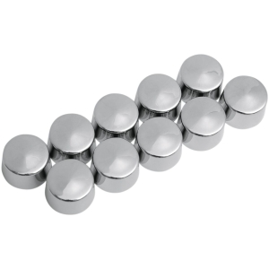 CHROME HEX BOLT/NUT COVER 10MM