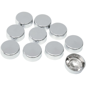 CHROME HEX BOLT/NUT COVER 5/8" W/ WASHER