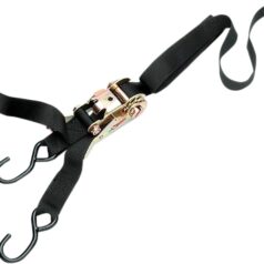 HEAVY-DUTY RATCHETING TIE-DOWN WITH BUILT-IN ASSIST BLACK