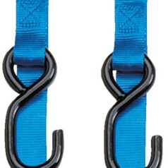 HEAVY-DUTY CAM BUCKLE TIE-DOWN WITH BUILT-IN ASSIST BLUE