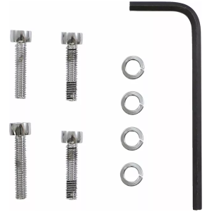 CARBURETOR BOLT KIT CUSTOM REPLACEMENT UPPER CHROME NATURAL