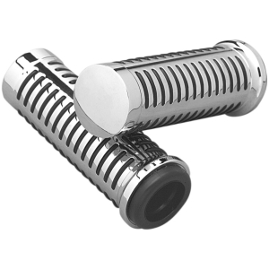 CHROME GRIPS 4 O-RING -1"