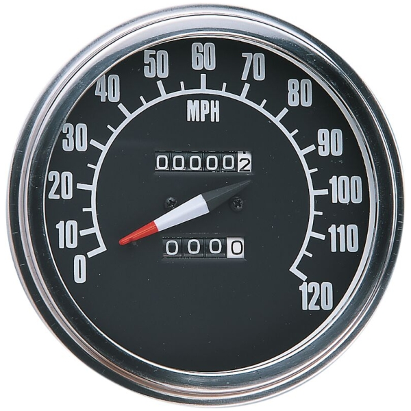 FL SPEEDOMETER 2240:60 W/ REED SWITCH 68-84 FACE - Bild 3
