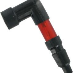 FLASHING SPARK PLUG CAP 90° RED