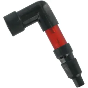 FLASHING SPARK PLUG CAP 90° RED