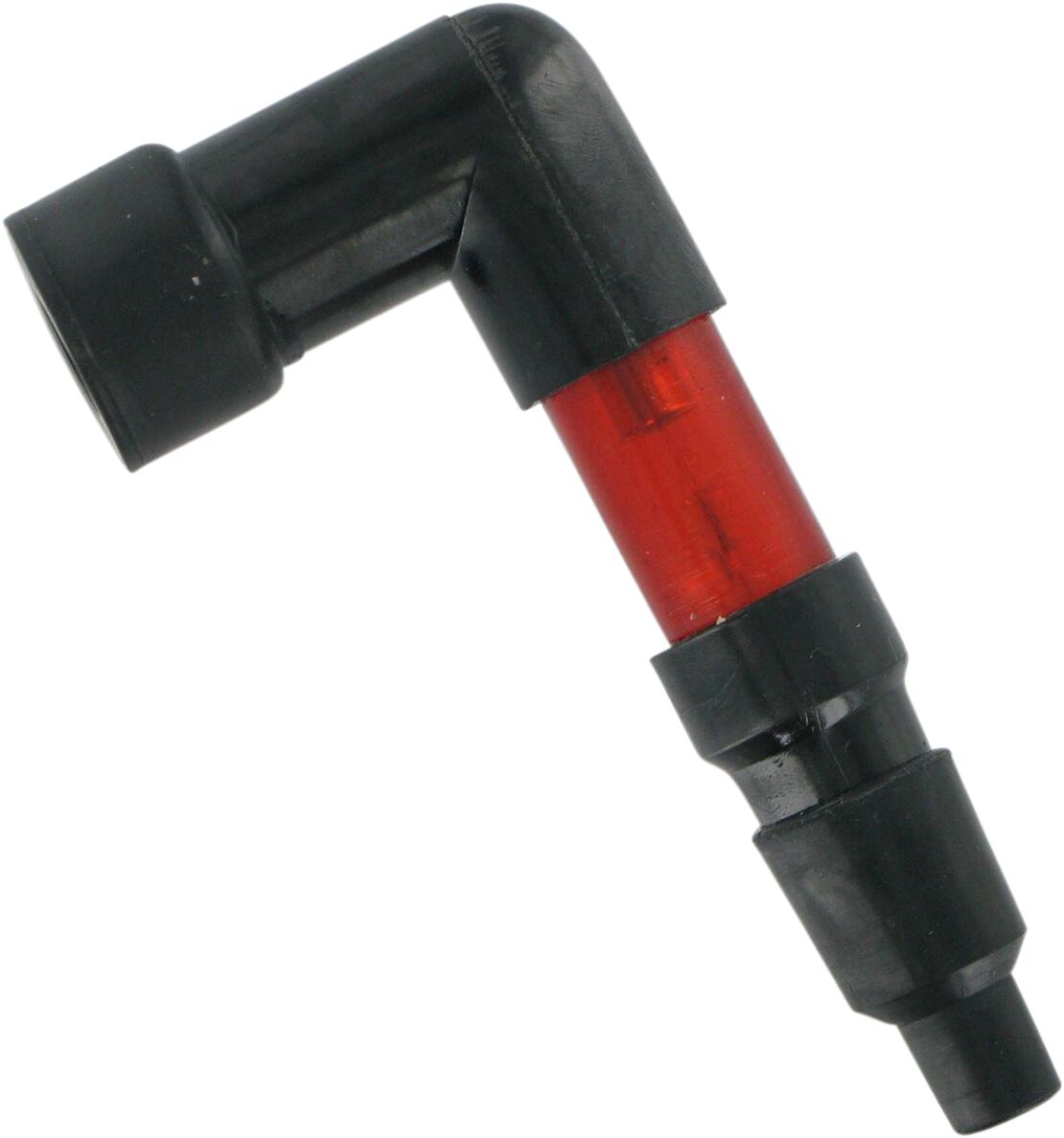 FLASHING SPARK PLUG CAP 90° RED