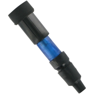 FLASHING SPARK PLUG CAP STRAIGHT BLUE