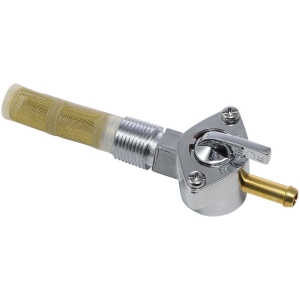 PETCOCK LATE-STYLE STRAIGHT-OUTLET CHROME