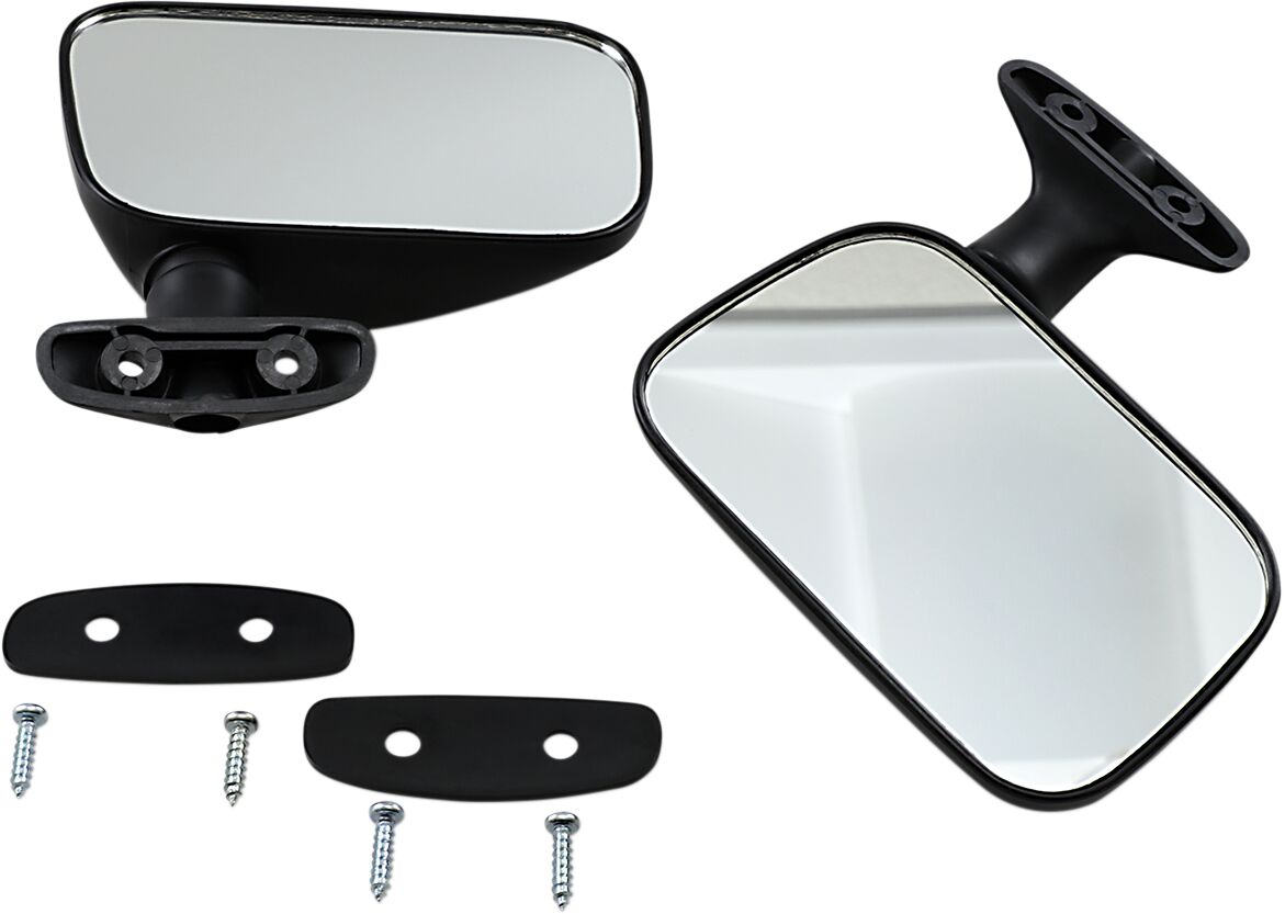 MIRROR REAR-VIEW WIDE ANGLE BLACK